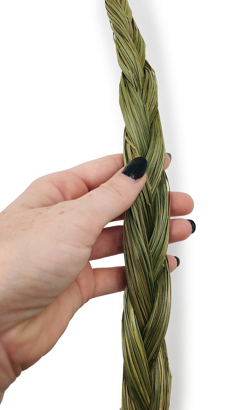 Alternative Imagination Sweetgrass Braid - Natural Incense - 18 to 23 Inches Long - Image 4